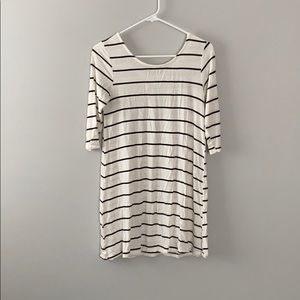 Striped maternity tunic